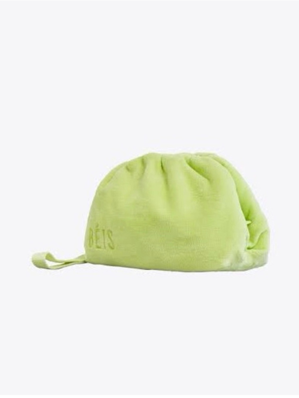 NWT BÉIS The Terry Cosmetic Clutch in Citron